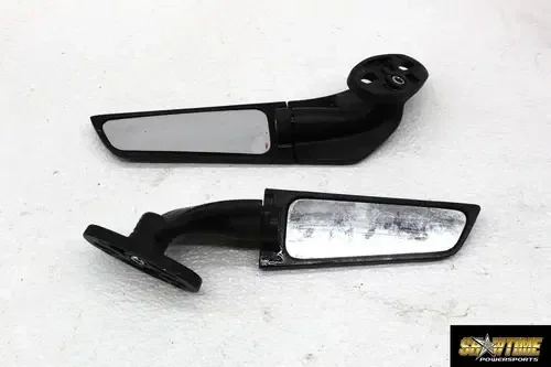 06-07 HONDA CBR1000RR AFTERMARKET REAR VIEW MIRROR SET PAIR MIRRORS