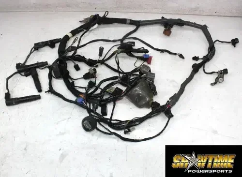06-11 KAWASAKI NINJA ZX14 MAIN ENGINE WIRING HARNESS MOTOR WIRE LOOM (READ)