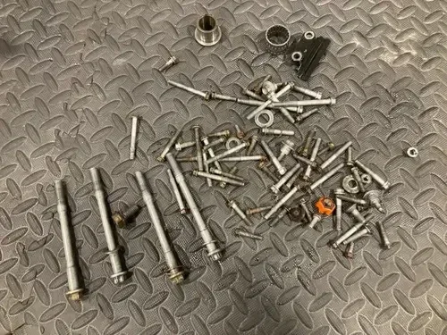 07 250XCF KTM motor bolts top end hardware misc bolts nuts etc XCF 250