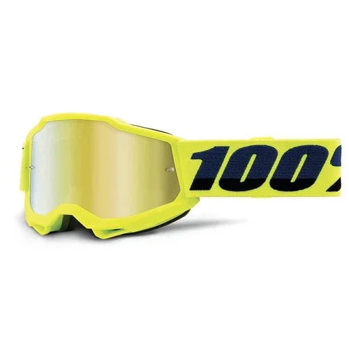 100% Accuri 2 Junior Yellow Goggles – Mirror