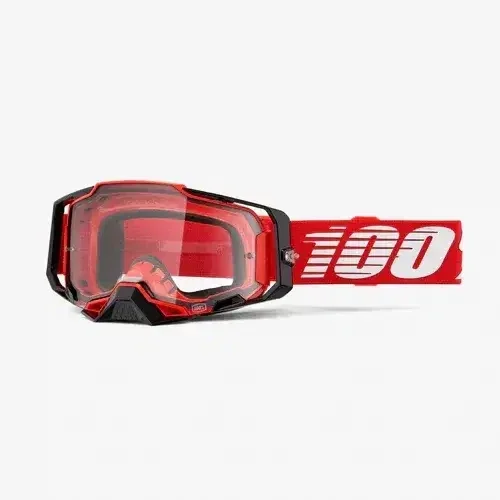 100% Armega Red – Clear Lens