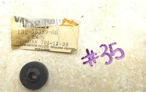 132-15389-00 Yamaha Push Rod Seal 1966-1976 CT1, HT1, RD125 AP-190 #35