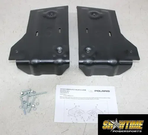 14-17 POLARIS SPORTSMAN ACE REAR BACK RIGHT LEFT A ARM AXLE GUARDS SHIELDS