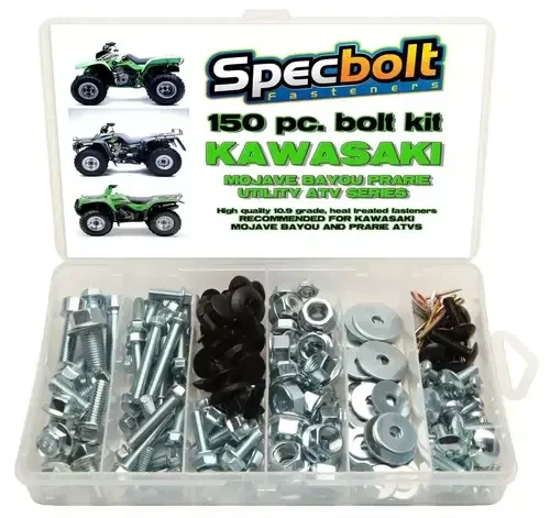 150pc KAWASAKI UTIL 4X4 BOLT KIT Brute Force KLT Boyou Lakota ATV farm hunting