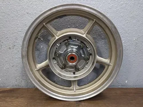 1995 YAMAHA VIRAGO 750 XV750 OEM LIGHT GOLD REAR WHEEL RIM – 42H-25338-01-P1