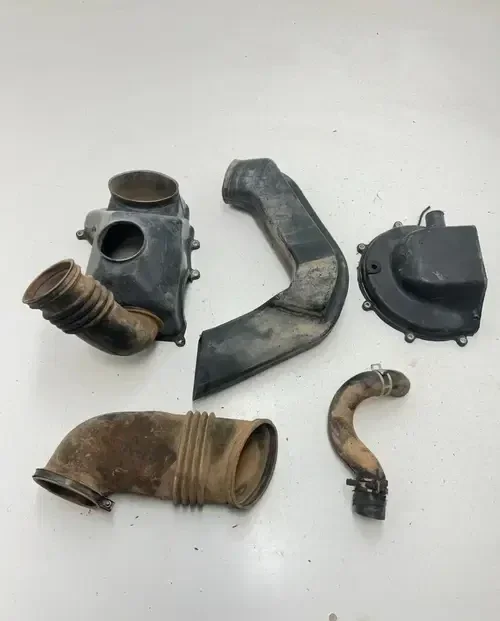 2000 Suzuki Quad Sport LT80 Lt 80 2×4 OEM Engine Covers Intake Tubes Plastic