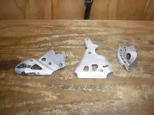 2000 Yz426F Works Connection Side Cover For Frame & OEM Side Case Cover