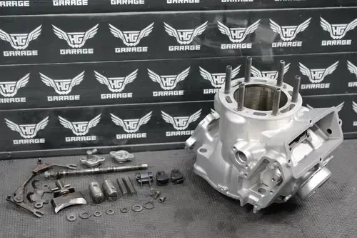 2006 03-22 YAMAHA YZ250 72MM BIGBORE TOPEND CYLINDER JUG POWERVALVE GOOD!
