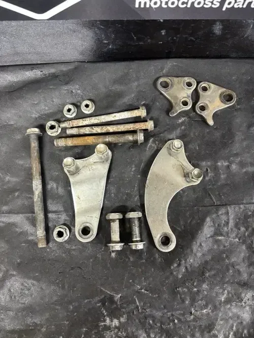 2011–2016 Kawasaki KX250F OEM Engine Motor Mount Stay Brackets Set