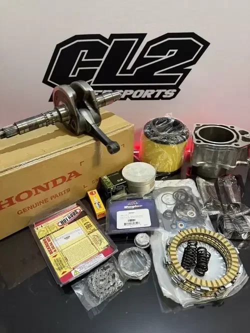 2014-2025 Honda Rancher 420 Engine Complete Rebuild Kit ++ Transmission Bearings