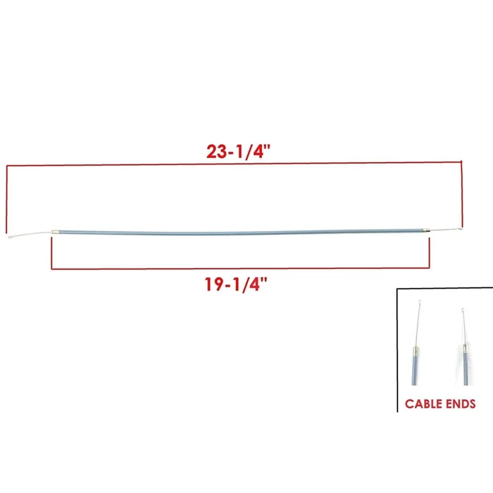 2FastMoto Replacement Lower Throttle Cable for Yamaha DT1/2/3 RT2/3 [MPN: 214-26312-00]