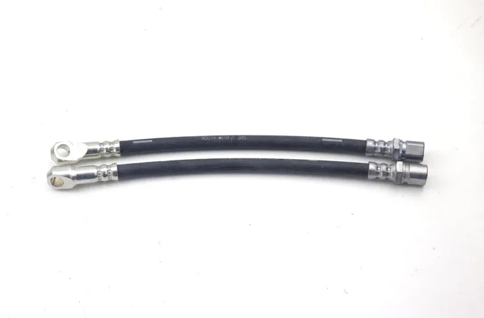 2x Classic Fiat 124 850 Super Front Flexible Brake Hose Tube 275mm 10×1.25