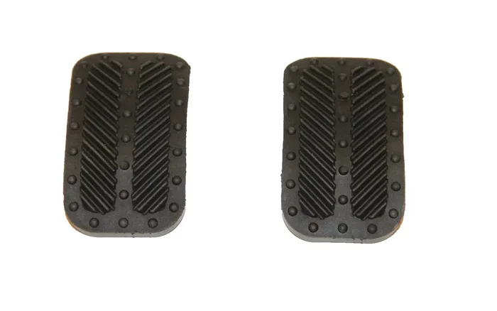 2x CLASSIC FIAT 850 SPIDER COUPE’ CLUTCH & BRAKE PEDAL COVERS RUBBERS KIT