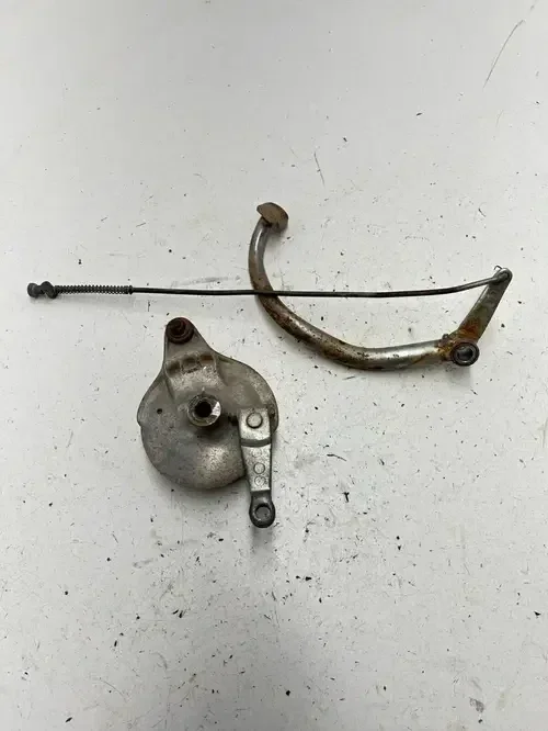 72 1972 Honda SL70 sl 70 OEM Rear Brake Plate Shoe Arm Brake Pedal Arm Lever