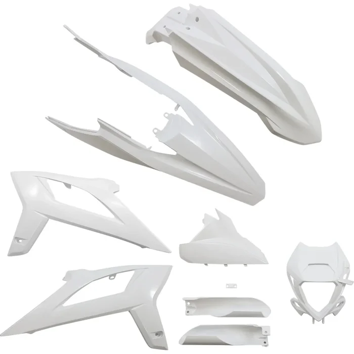 ACERBIS 1403-3556 2936260002 Replacement Plastic Kit Full Replacement Body Kit – White