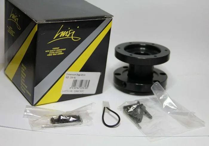 Adjustable Steering Wheel Boss Kit Hub Spacer 25 – 33 – 44 – 54 mm Black Luisi