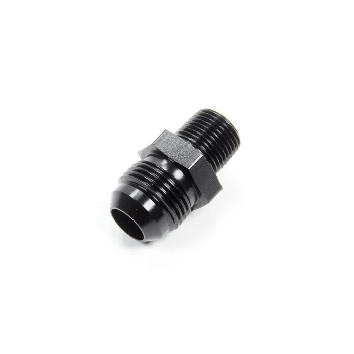 Aeroquip Black Aluminum -10 Male AN to 3/8 ” NPT – For Holley Electric Fuel Pumps