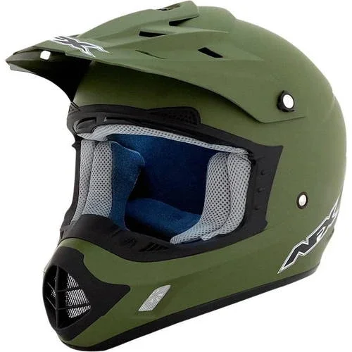 AFX FX-17 Solid Helmet – Flat Olive Drab