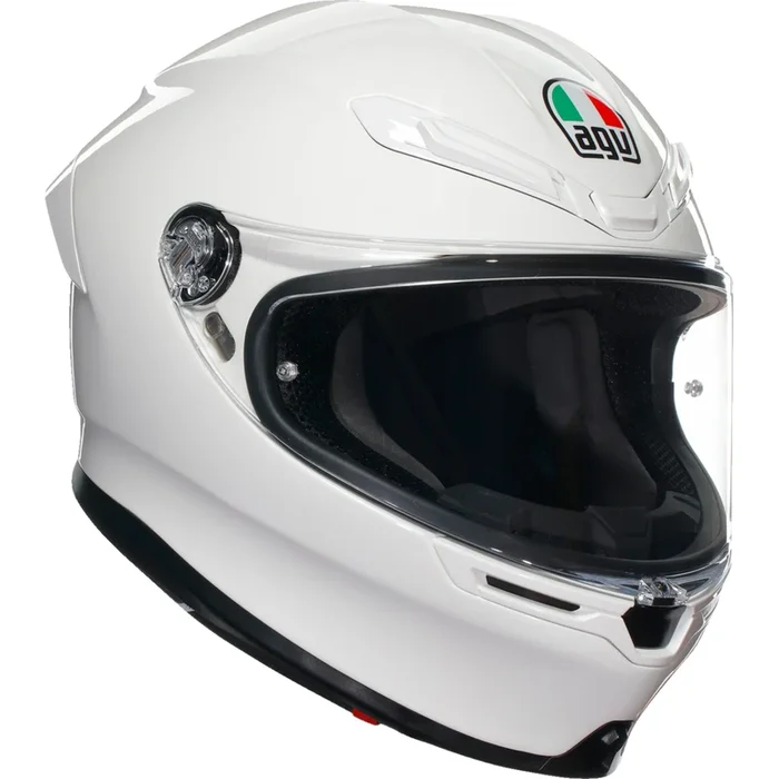 AGV 0101-15603 2118395002010L K6 S Solid Helmet K6 S Helmet – White – Large