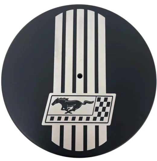 Air Cleaner 14 ” Round Mustang (Black)
