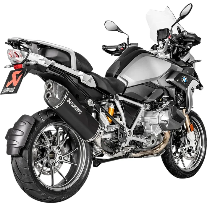 AKRAPOVIC 1811-3703 S-B12SO23-HAATBL Titanium Slip-On Line Muffler Muffler – Black