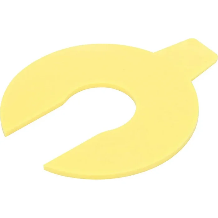 Allstar Performance Shock Shim – U-Shaped – 1/16 in Thick – Yellow – 16 mm Shocks – Set of 10