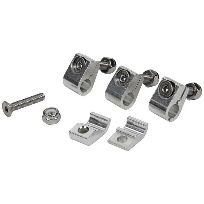 Allstar Performance Universal Aluminum Line Clamps – 5/16 ” – 4 Pack