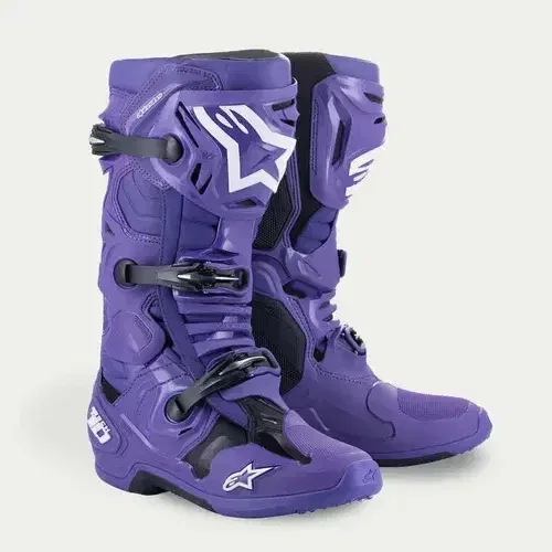 Alpinestars Tech 10 Motocross MX Boot Purple SZ US 12