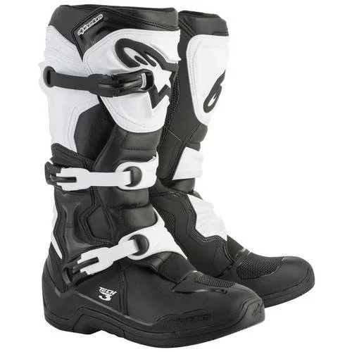 Alpinestars Tech 3 MX Boots – Black/White – Size 14