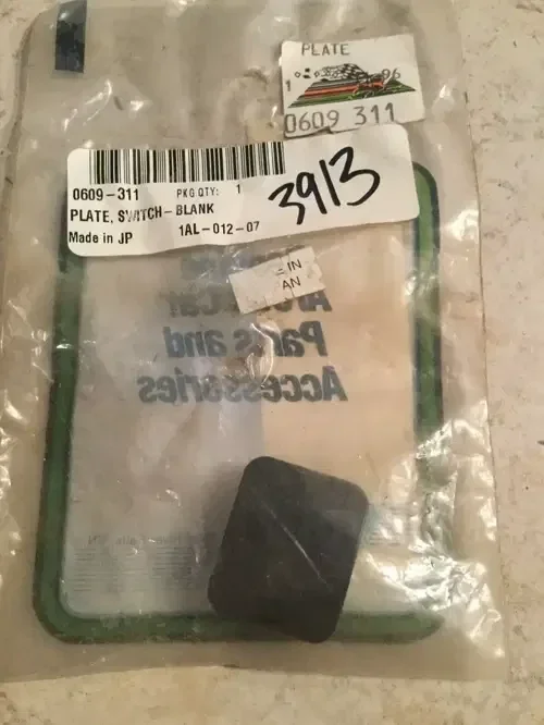 ARCTIC CAT OEM SNOWMOBILE BLANK SWITCH PLATE 0609-311 1977 77 PUMA Z440 OBSOLETE