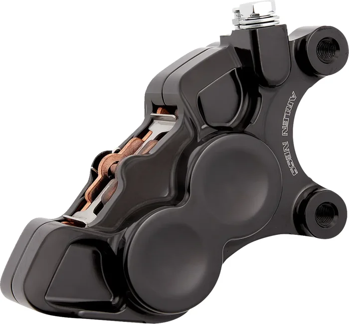Arlen ness 4-Piston Caliper – Front Right – 11.8″ – Black Harley Davidson