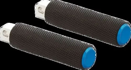 ARLEN NESS Knurled Footpegs – Blue – Fits FX/FL ’18-’24 07-950