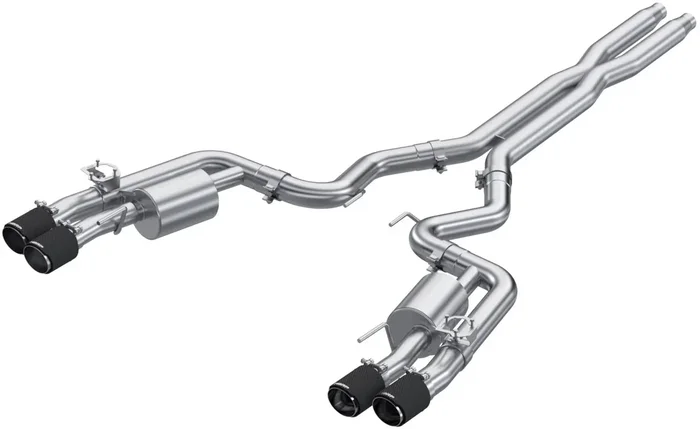 Armor Pro Active 3 ” Cat-Back Exhaust (Carbon Fibre Tips) for Mustang 5.0L GT 2024+ | #S72553CF | MBRP