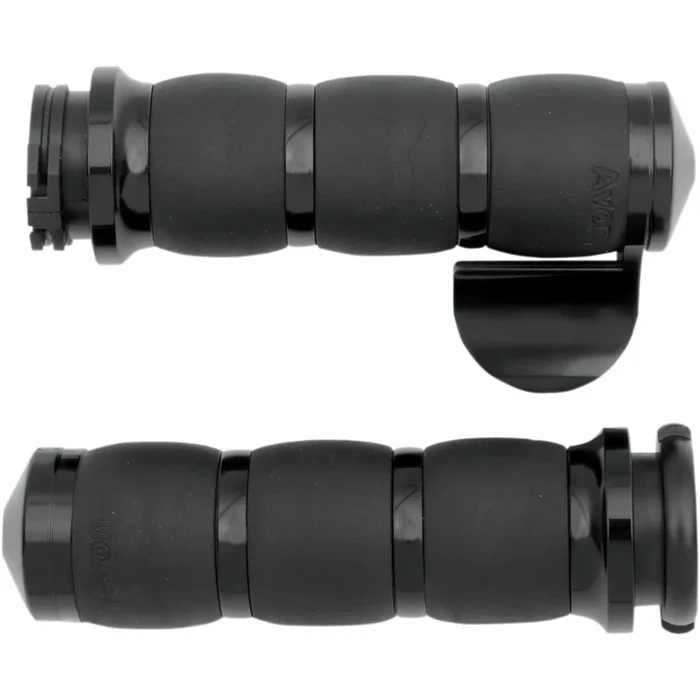 AVON GRIPS 0630-1219 AIR-96-BOSS 3-Ring Velvet Air Grips throttle boss – black