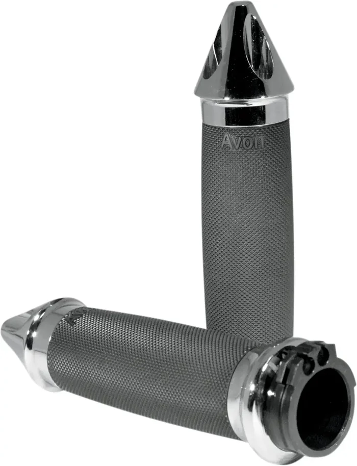 Avon grips Custom Spike End Grips – Chrome Harley Davidson