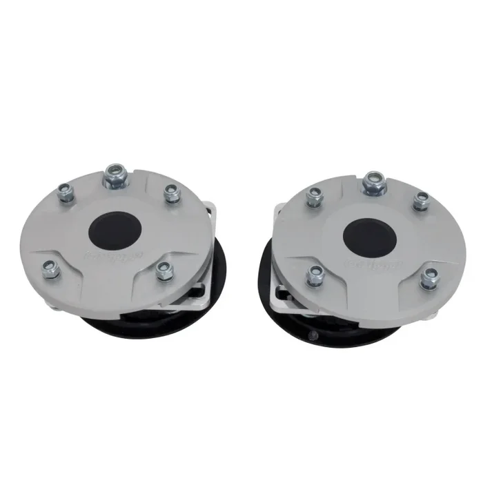 BBK Performance Strut Caster/Camber Plates Independent Caster/Camber Adjustment Aluminum Clear Anodize – Ford Mustang 2005-14