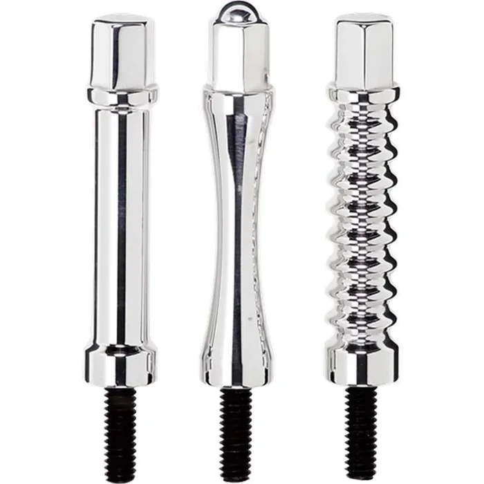 Billet Specialties Acorn Style Valve Cover Wing Nuts – Polished – 1/4 in.-20 – 2.875 in. Length – (Set of 4)