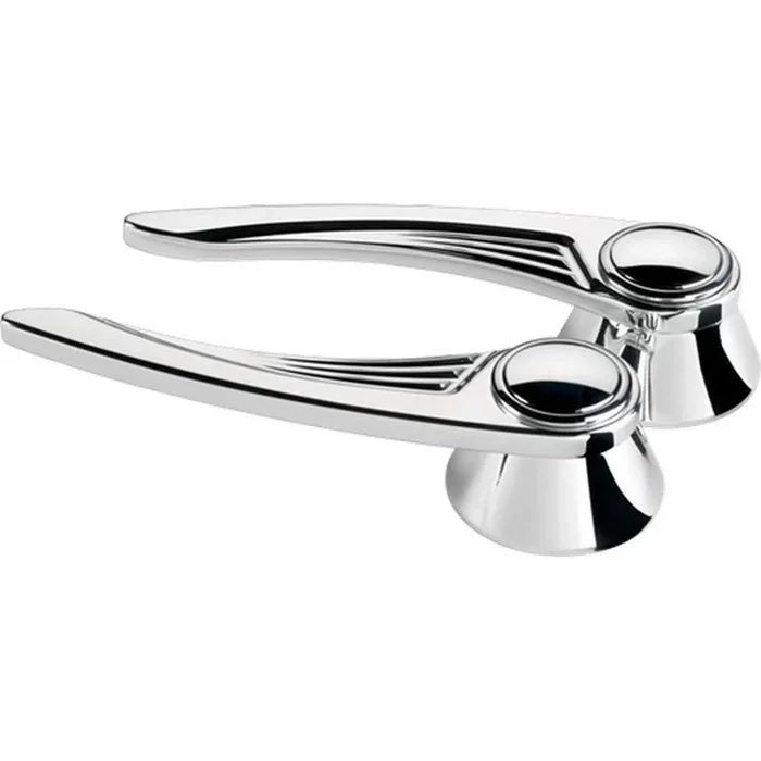 Billet Specialties Ball Milled Door Handles – Polished – Chevy – (Set of 2)