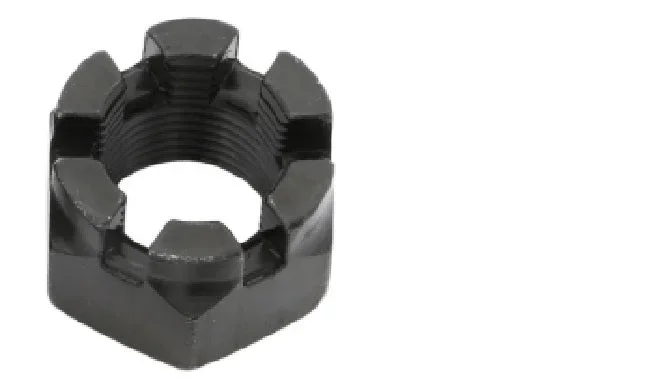 Black Oxide Castle Nut 9/16-18 (NCASTLE-916, TN-91618)