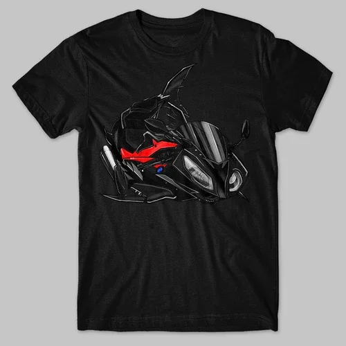 BMW S1000RR 2016 Black Storm Metallic & Ra on T-shirt, Motorcycle Tee for Riders