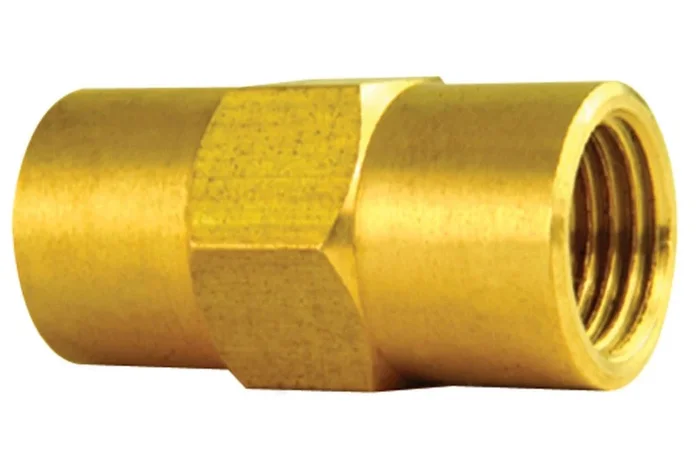 Brake Line Union Brass 3/16 (M10x1.0 Inverted) BLU9