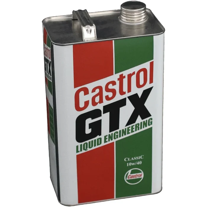 Castrol GTX Classic Mineral Oil 10W/40 5L Tin Liquid Engineering Anti Corrosion
