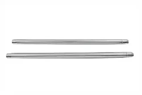 Chrome 35mm Fork Tube Set 27-1/4 inch Total Length fits Harley Davidson