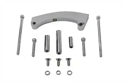 Chrome Side Mount Tail Lamp Bracket Curved for Harley Davidson by V-Twin