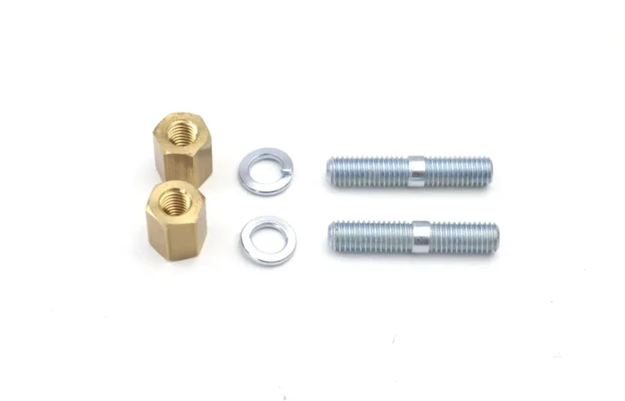 Classic Fiat 500 126 Exhaust Manifold Stud Brass Nut & Washer Kit For 1 Manifold