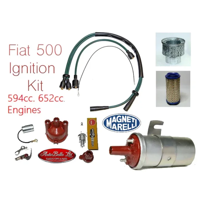 Classic Fiat 500 126 Service Electrical Filter Ignition Distribution 650cc Kit