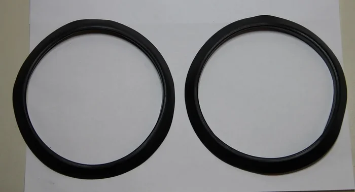 Classic Fiat 500 D F L R Headlight Headlamp Gasket Rubber Pair Brand New