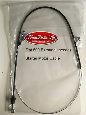 CLASSIC FIAT 500 F early L STARTER MOTOR CABLE – BRAND NEW