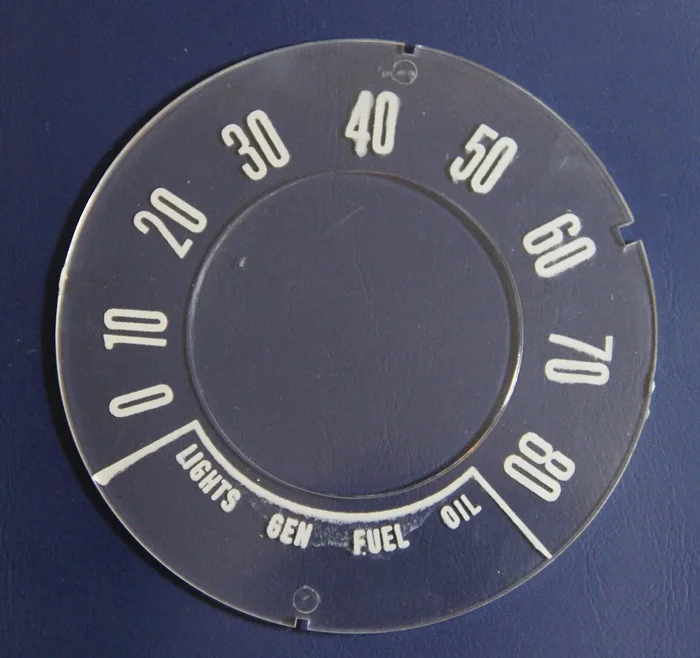 CLASSIC FIAT 500 F ROUND SPEEDO SPEEDOMETER GLASS MPH MILES PER HOUR BRAND NEW