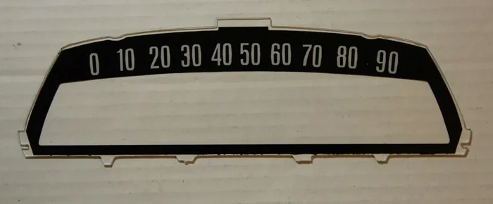 CLASSIC FIAT 500 L SPEEDOMETER GLASS MPH MILES GLASS SQUARE SPEEDO BRAND NEW